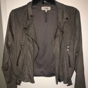 Gray suede jacket